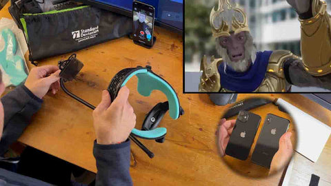 Actor, producer, and writer, Eric Bear's FaceCam unboxing video. Eric uses our FaceCam iPhone HMC helmet for motion capture (mocap) facial animation.